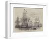 The British Fleet before Lisbon-William Henry Pike-Framed Giclee Print