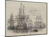 The British Fleet before Lisbon-William Henry Pike-Mounted Giclee Print