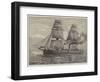 The British Fleet, HMS Imperieuse, Armed Cruiser, 7390 Tons, 8000-Horse Power, Carrying Ten Guns-null-Framed Giclee Print