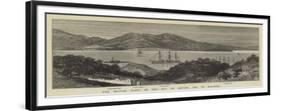 The British Fleet in the Bay of Artaki, Sea of Marmora-null-Framed Giclee Print