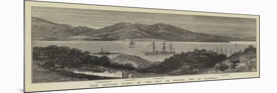 The British Fleet in the Bay of Artaki, Sea of Marmora-null-Mounted Giclee Print