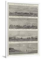 The British Fleet in the Dardanelles-null-Framed Giclee Print