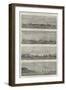 The British Fleet in the Dardanelles-null-Framed Giclee Print