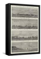 The British Fleet in the Dardanelles-null-Framed Stretched Canvas