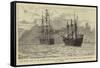 The British Fleet in the Mediterranean-null-Framed Stretched Canvas