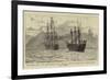 The British Fleet in the Mediterranean-null-Framed Giclee Print