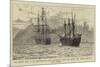 The British Fleet in the Mediterranean-null-Mounted Giclee Print