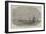 The British Fleet Lying in the Roadstead of Beyrout-null-Framed Premium Giclee Print