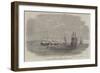 The British Fleet Lying in the Roadstead of Beyrout-null-Framed Giclee Print