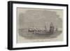 The British Fleet Lying in the Roadstead of Beyrout-null-Framed Giclee Print