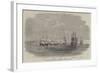 The British Fleet Lying in the Roadstead of Beyrout-null-Framed Giclee Print