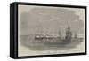 The British Fleet Lying in the Roadstead of Beyrout-null-Framed Stretched Canvas