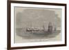 The British Fleet Lying in the Roadstead of Beyrout-null-Framed Giclee Print