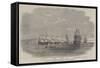 The British Fleet Lying in the Roadstead of Beyrout-null-Framed Stretched Canvas