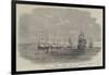 The British Fleet Lying in the Roadstead of Beyrout-null-Framed Giclee Print