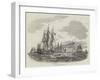 The British Fleet Off Gibraltar-null-Framed Giclee Print