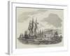 The British Fleet Off Gibraltar-null-Framed Giclee Print