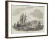 The British Fleet Off Gibraltar-null-Framed Giclee Print