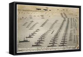 The British Fleet - Spithead, 1914-null-Framed Stretched Canvas