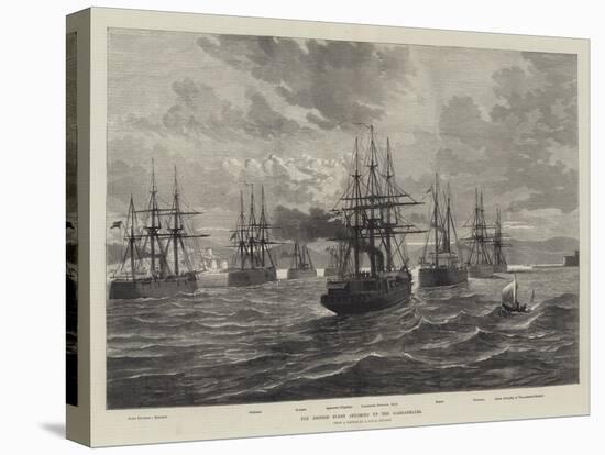 The British Fleet Steaming Up the Dardanelles-null-Stretched Canvas