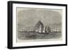 The British Flying Squadron Passing the Diamond Rock, Off Martinique-Edwin Weedon-Framed Giclee Print