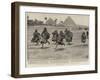 The British in Egypt, Sport for Arab Children on the Plains of Ghizen-Henry Marriott Paget-Framed Giclee Print