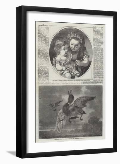 The British Institution-Alfred Chantrey Corbould-Framed Giclee Print