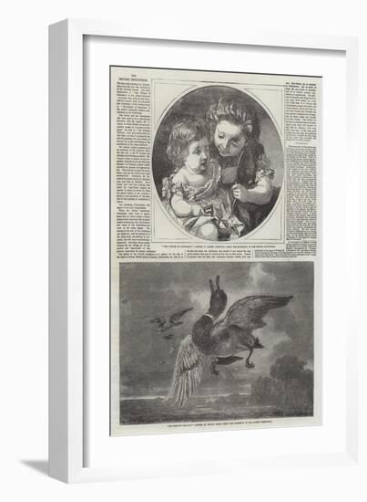 The British Institution-Alfred Chantrey Corbould-Framed Giclee Print