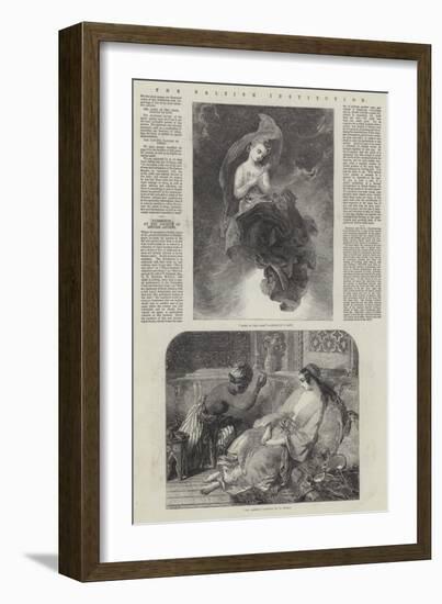 The British Institution-James Sant-Framed Giclee Print