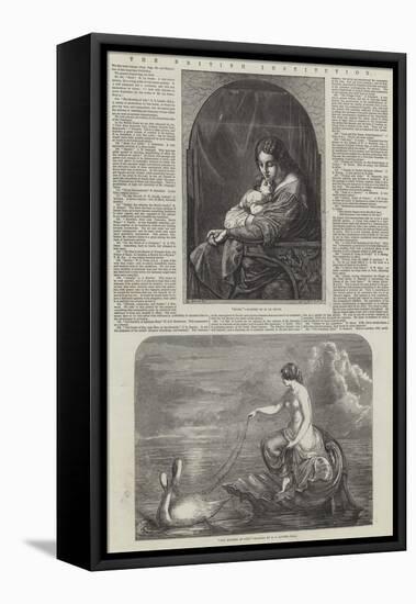 The British Institution-Henry Le Jeune-Framed Stretched Canvas