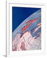 'The British Isles and Northern Europe at 6am on mid-summer day', 1935-Unknown-Framed Giclee Print