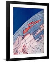 'The British Isles and Northern Europe at 6am on mid-summer day', 1935-Unknown-Framed Giclee Print