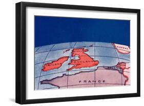 'The British Isles and Northern Europe at Noon in mid-winter', 1935-Unknown-Framed Giclee Print