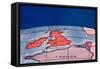 'The British Isles and Northern Europe at Noon in mid-winter', 1935-Unknown-Framed Stretched Canvas