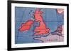 'The British Isles and Northern Europe at Noon in spring or Autumn', 1935-Unknown-Framed Giclee Print