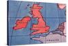 'The British Isles and Northern Europe at Noon in spring or Autumn', 1935-Unknown-Stretched Canvas