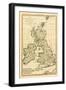 The British Isles, Including the Kingdoms of England, Scotland and Ireland, from 'Atlas De Toutes…-Charles Marie Rigobert Bonne-Framed Giclee Print