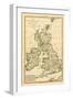 The British Isles, Including the Kingdoms of England, Scotland and Ireland, from 'Atlas De Toutes…-Charles Marie Rigobert Bonne-Framed Giclee Print