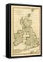 The British Isles, Including the Kingdoms of England, Scotland and Ireland, from 'Atlas De Toutes…-Charles Marie Rigobert Bonne-Framed Stretched Canvas