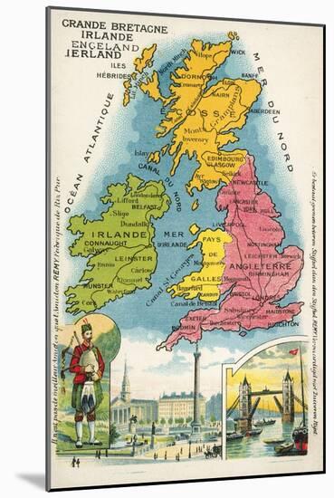 The British Isles-null-Mounted Giclee Print