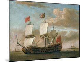 The British Man-O'-War-Willem Van De, The Younger Velde-Mounted Giclee Print