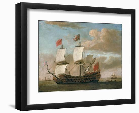 The British Man-O'-War-Willem Van De, The Younger Velde-Framed Giclee Print