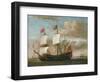 The British Man-O'-War-Willem Van De, The Younger Velde-Framed Giclee Print