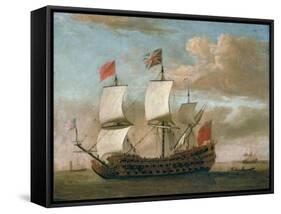 The British Man-O'-War-Willem Van De, The Younger Velde-Framed Stretched Canvas