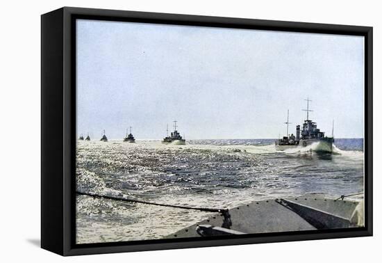 The British Mediterranean Fleet on Exercises, 1935-null-Framed Stretched Canvas