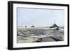 The British Mediterranean Fleet on Exercises, 1935-null-Framed Art Print