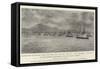 The British Mediterranean Fleet Rounding Cape Kara, Gulf of Salonica, 5 November-null-Framed Stretched Canvas