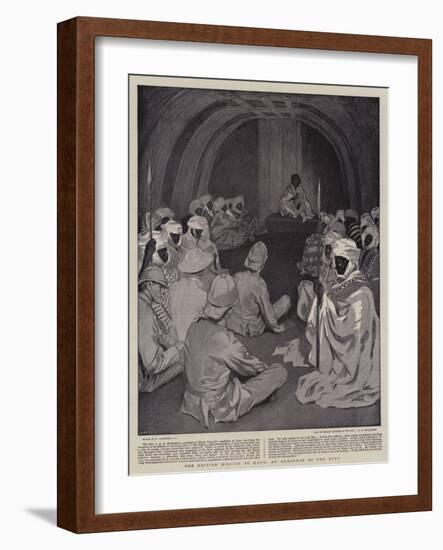 The British Mission to Kano, an Audience of the King-William Hatherell-Framed Giclee Print