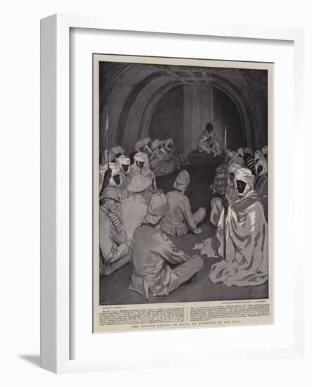 The British Mission to Kano, an Audience of the King-William Hatherell-Framed Giclee Print