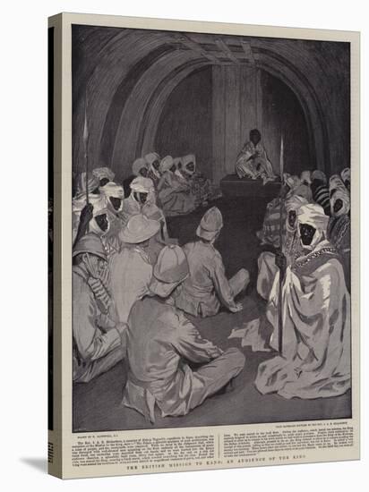 The British Mission to Kano, an Audience of the King-William Hatherell-Stretched Canvas